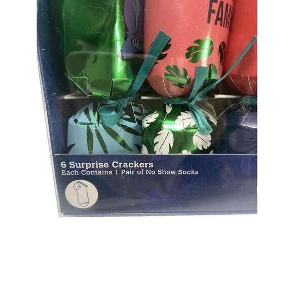 Disney Lilo & Stitch Women’s Socks Christmas Crackers Bundle Size 4-10 New NEW - Picture 5 of 9